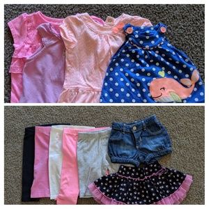 11pc Baby Girl 3-6 Months Clothes Lot/Bundle